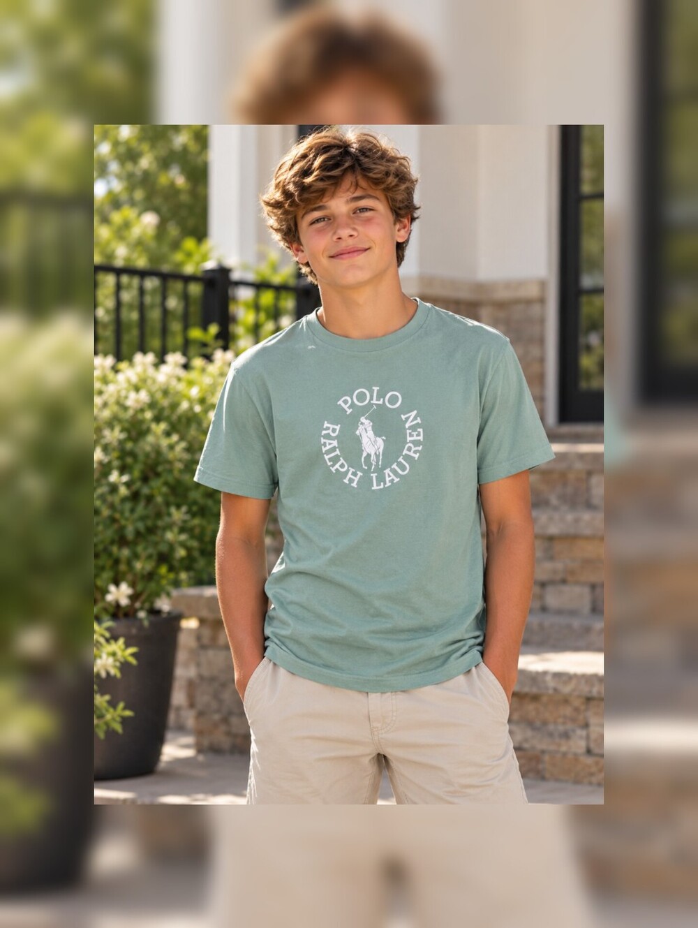 Polo Ralph Lauren Cotton Graphic Tee 14/16 (L)
